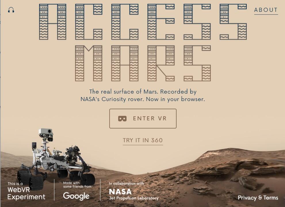 Access Mars Experience from the Jet Propulsion Lab (JPL)