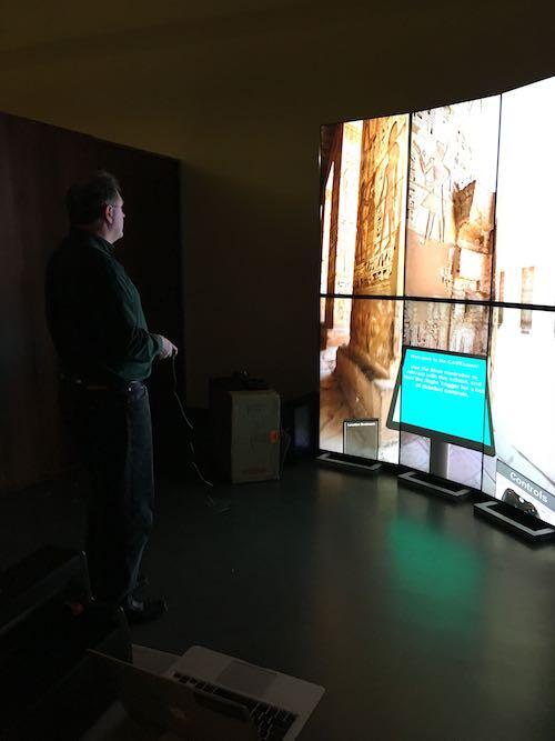 Immersive VR Cave Using Multiple Flat Panel Monitors